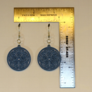 Star-shaped boho earrings