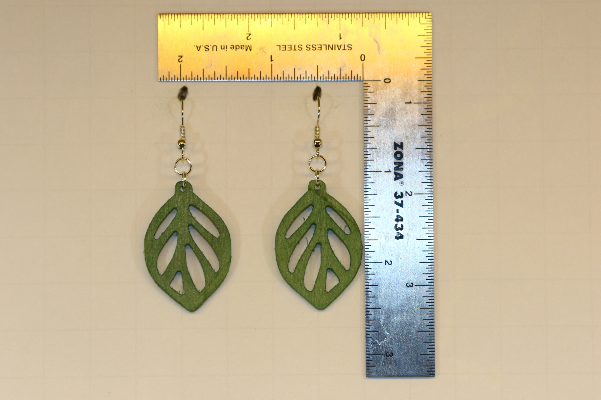 Wood Leaf Earrings – Nature-Inspired Jewelry for Everyday Wear - Image 5