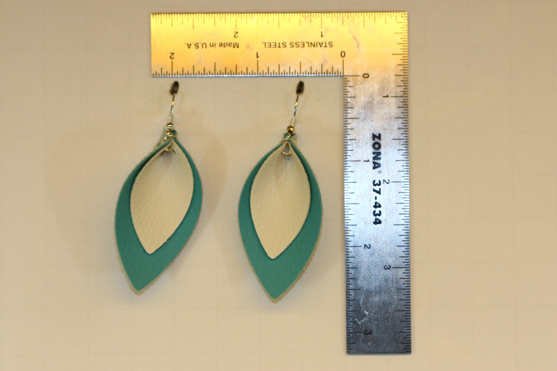 Dual Layer Teardrop Earrings – Stylish Jewelry for Everyday or Dressy Looks - Image 4