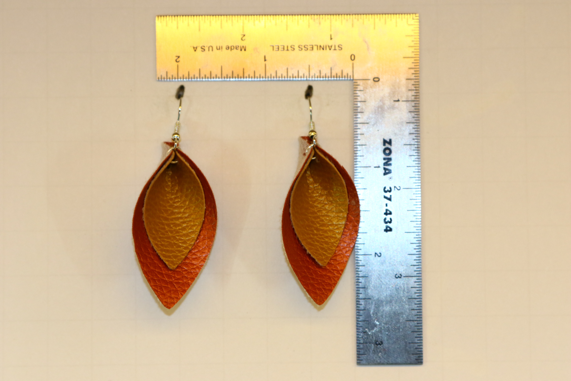 Dual Layer Teardrop Earrings – Stylish Jewelry for Everyday or Dressy Looks - Image 3