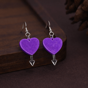 Heart Arrow Earrings – Romantic Valentine Style (1)