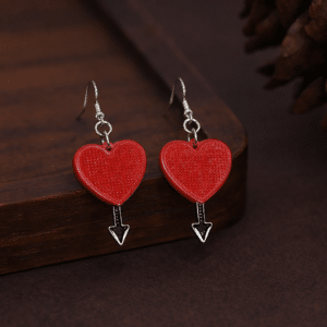 Heart Arrow Earrings – Romantic Valentine Style (2)