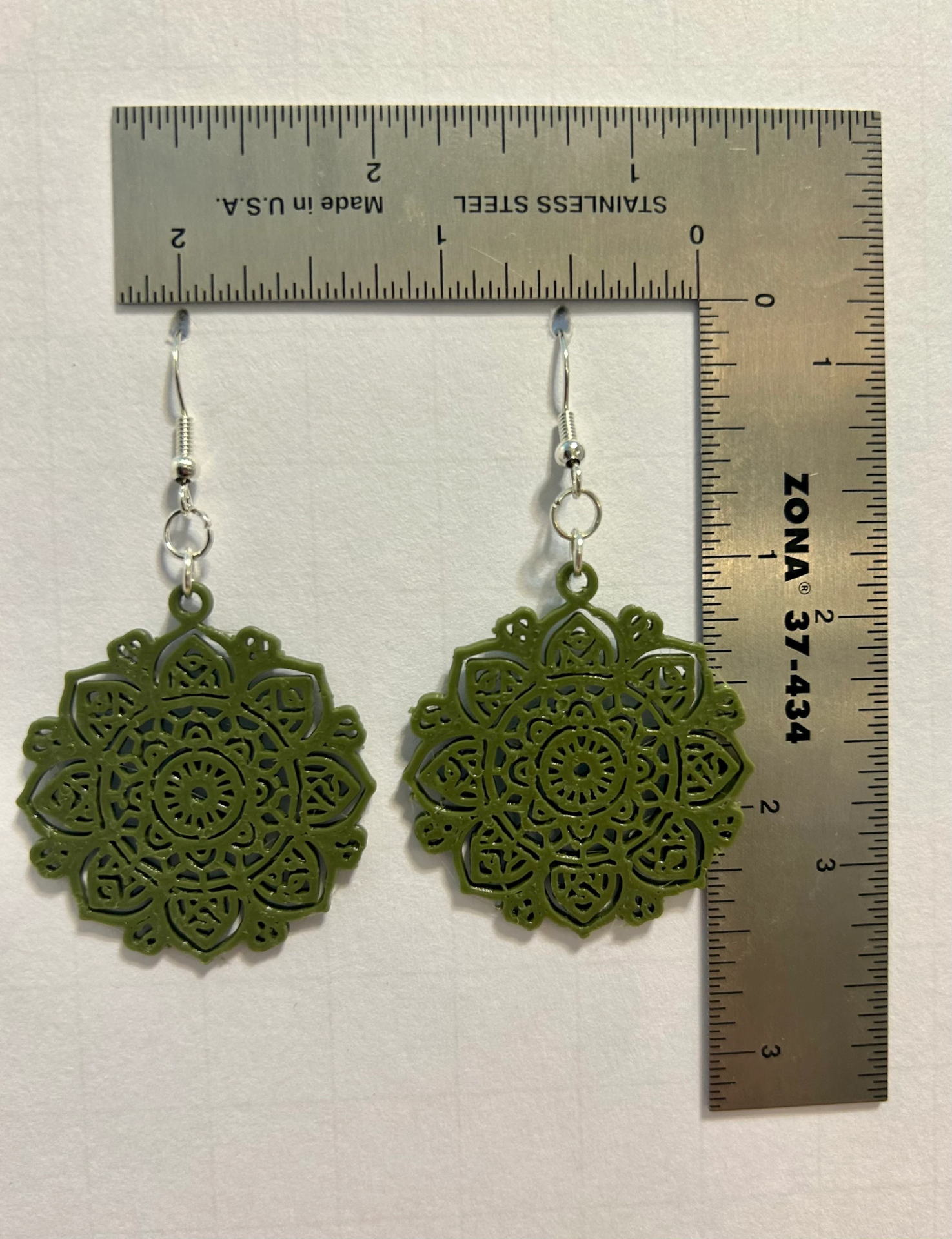 Mandala Maple Leaf Earrings – Boho Jewelry for Fall & Casual Outfits - Image 9