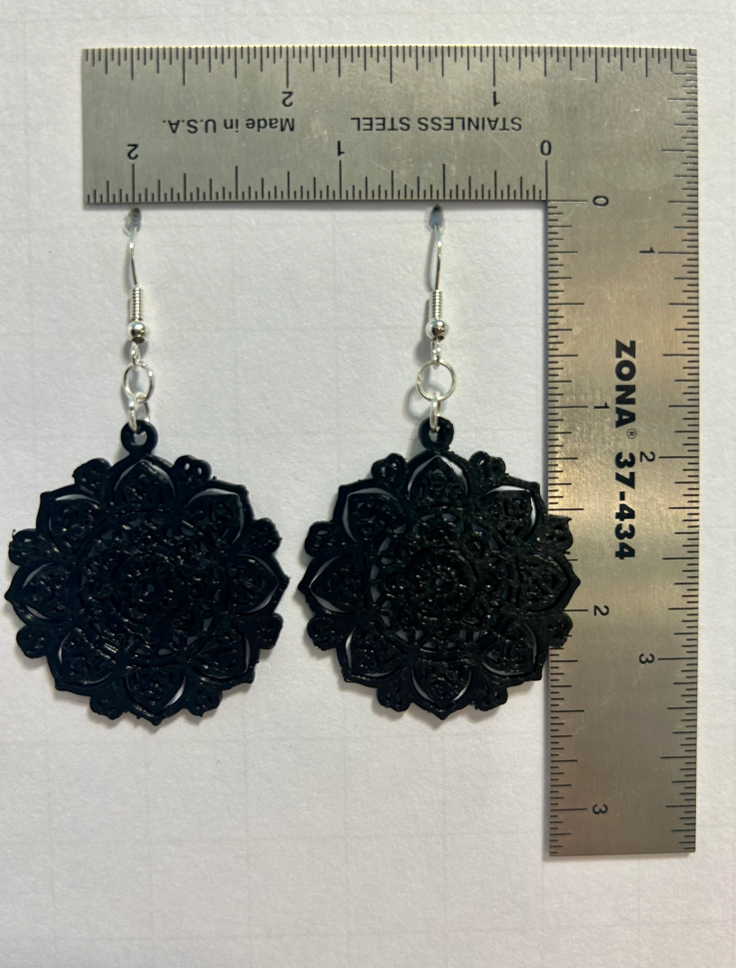 Mandala Maple Leaf Earrings – Boho Jewelry for Fall & Casual Outfits - Image 3