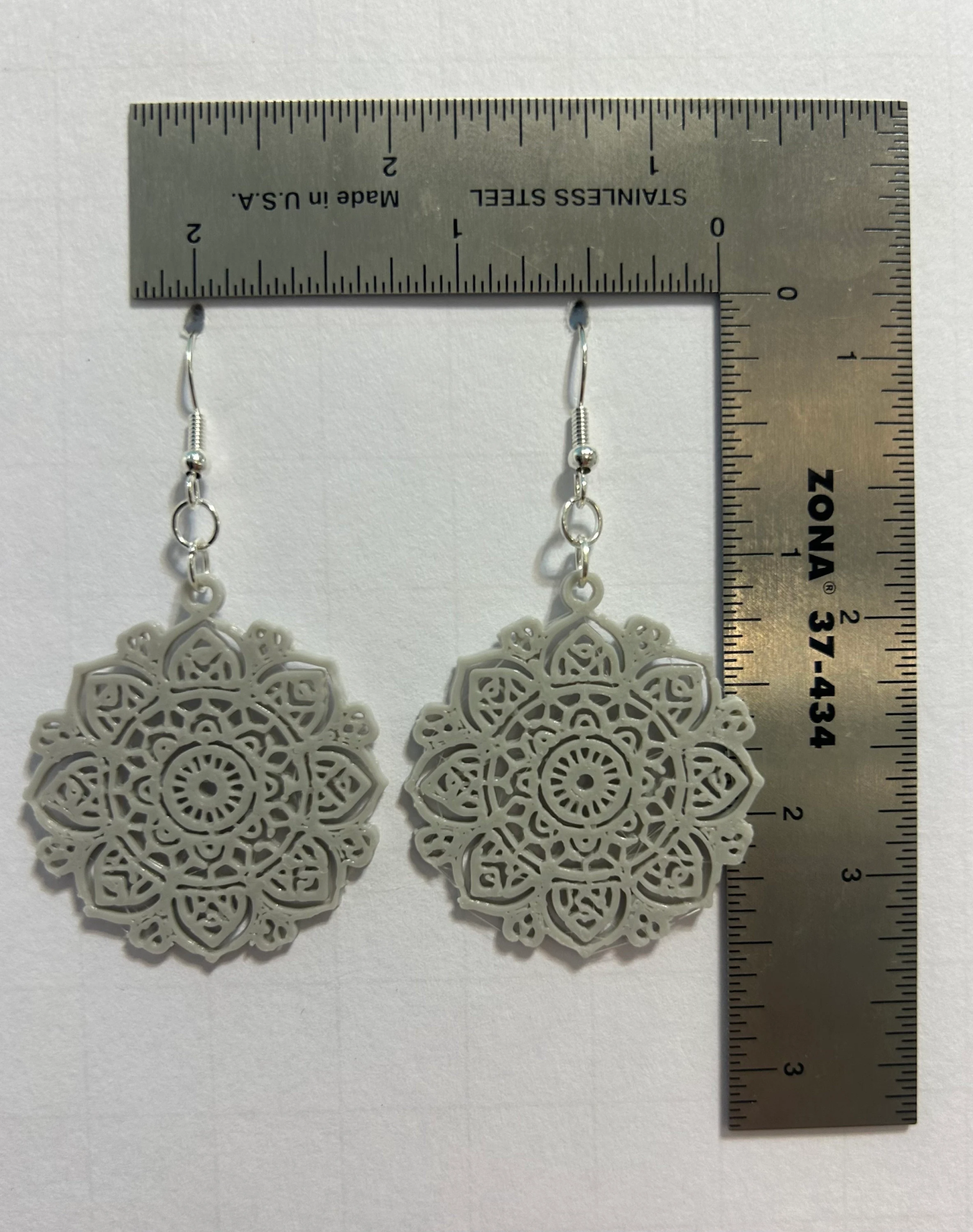 Mandala Maple Leaf Earrings – Boho Jewelry for Fall & Casual Outfits - Image 4