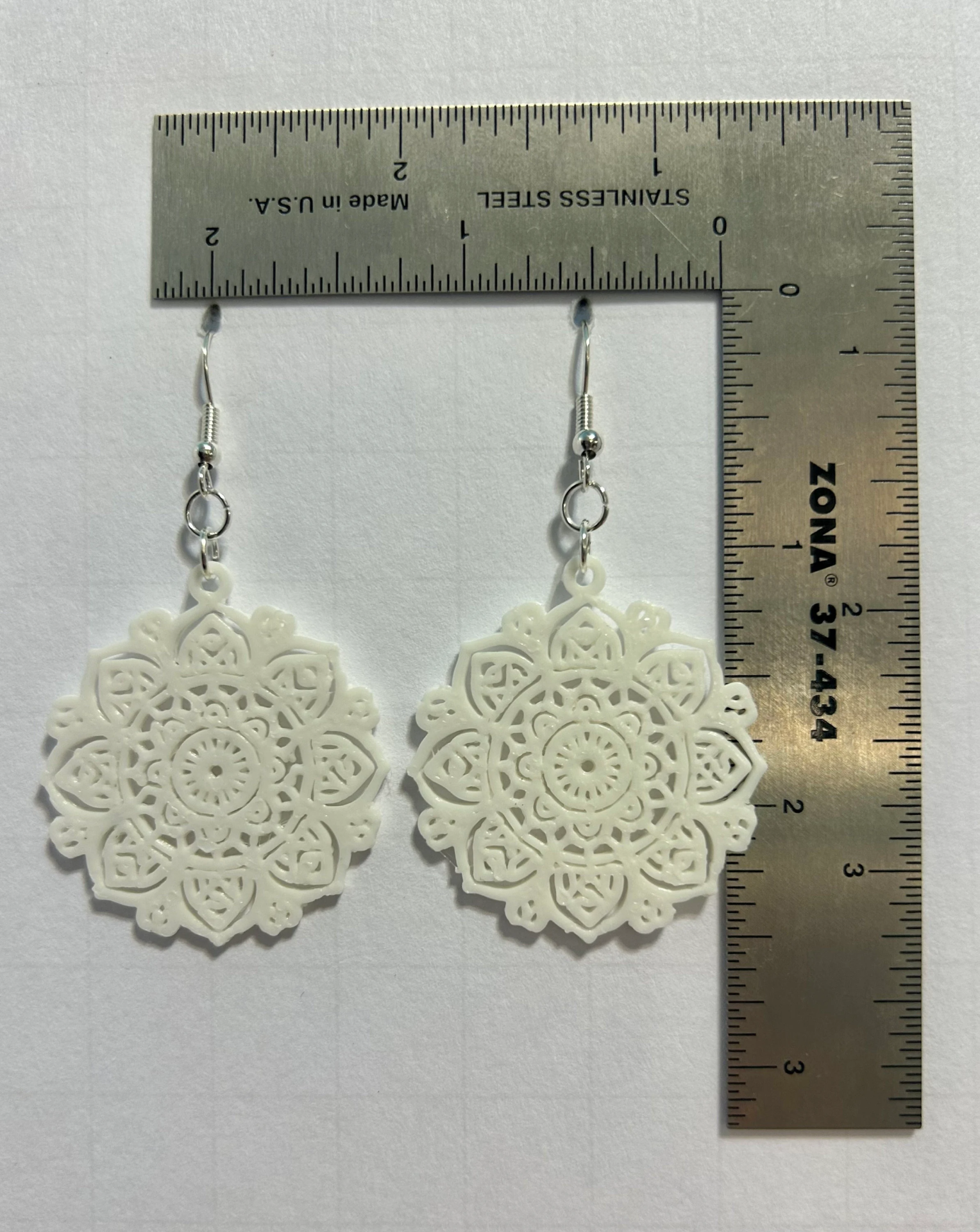 Mandala Maple Leaf Earrings – Boho Jewelry for Fall & Casual Outfits - Image 5