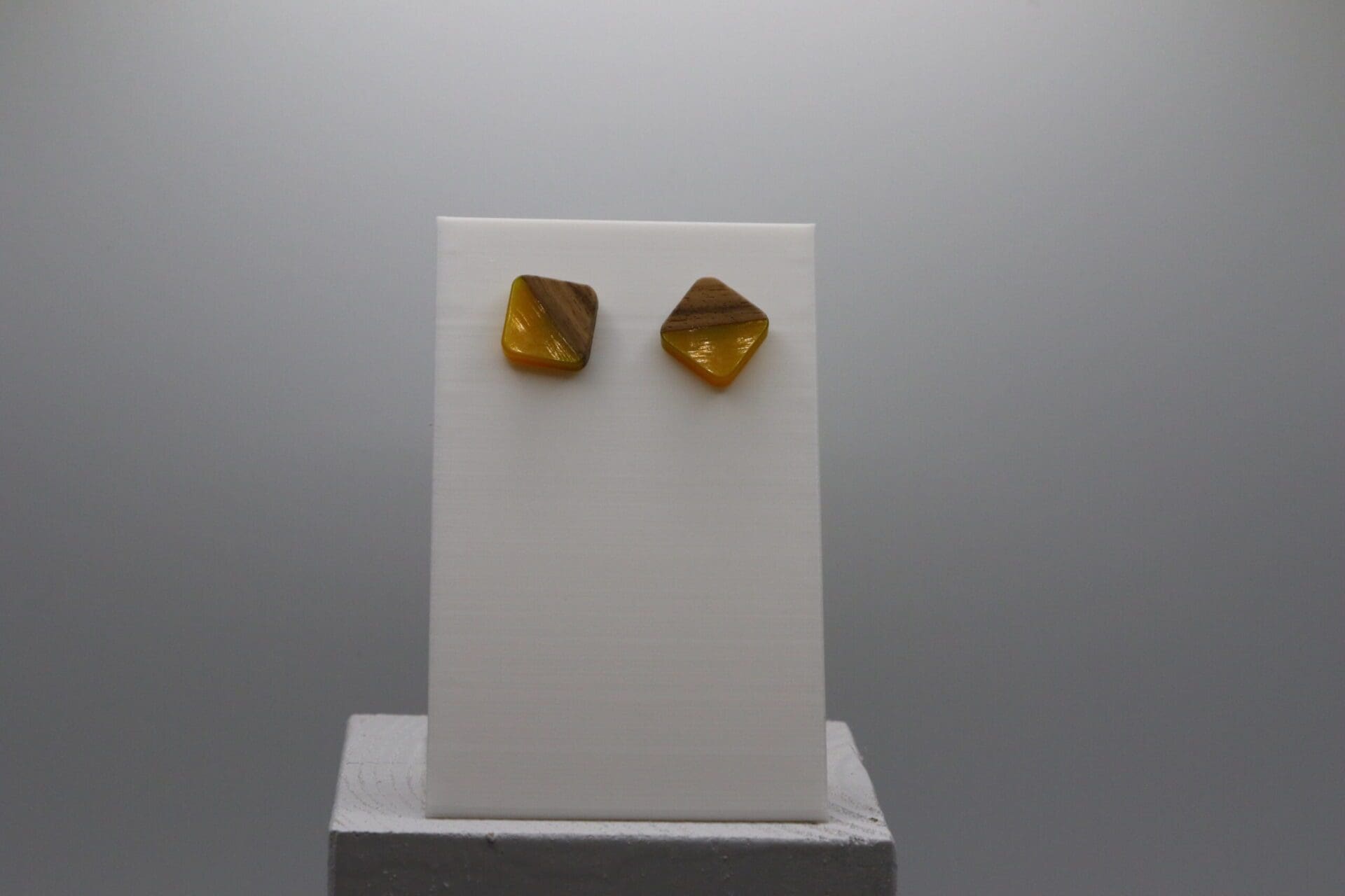 Wood and Resin Square Studs - Image 7