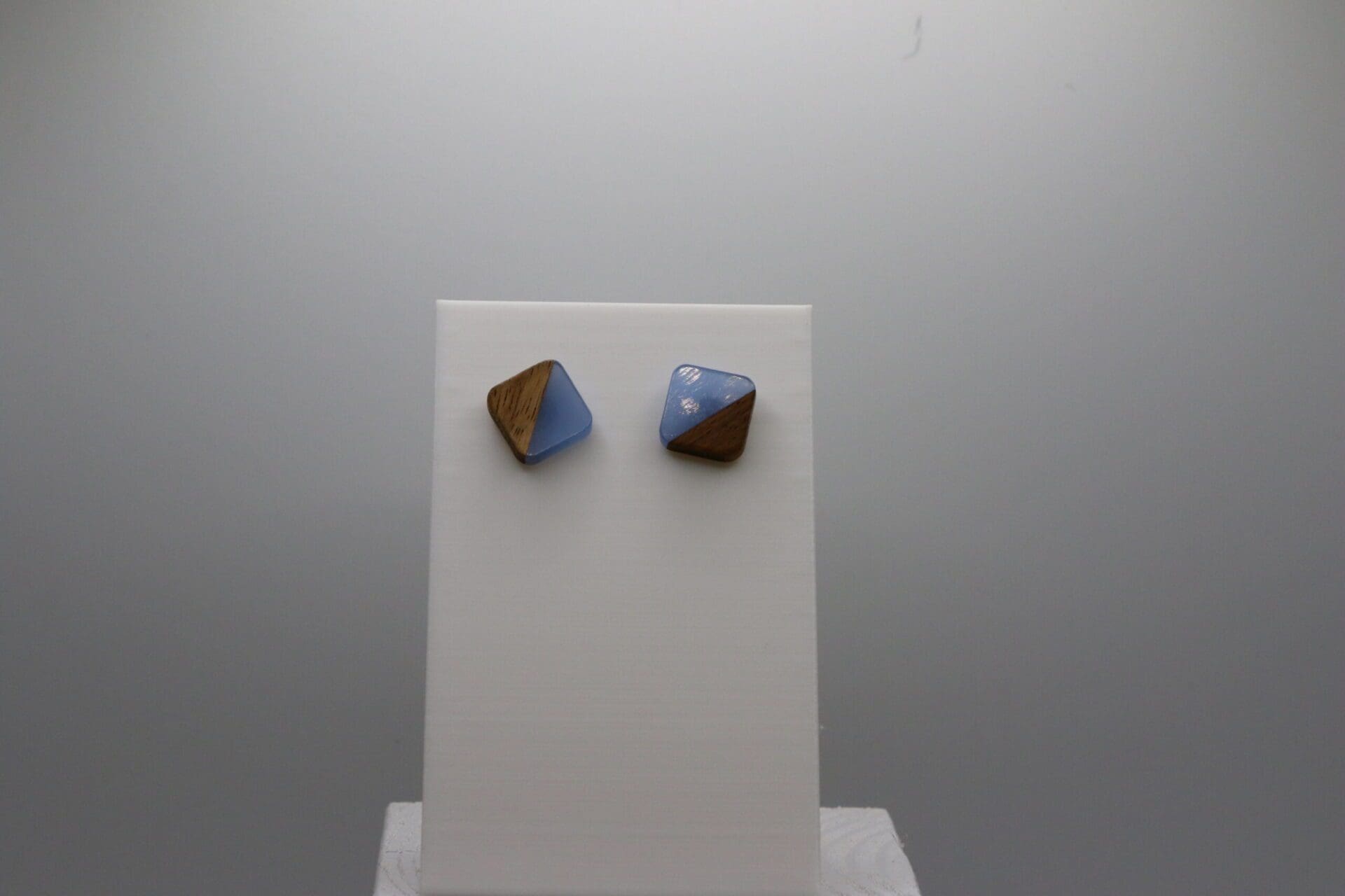 Wood and Resin Square Studs - Image 4