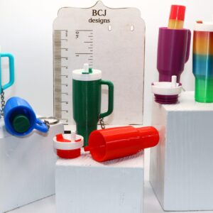 Stanley chapstick holder keychain matching tumbler colors