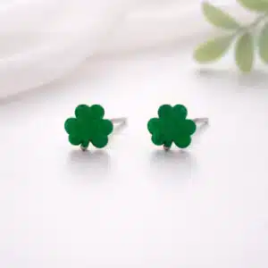 Shamrock Stud Earrings