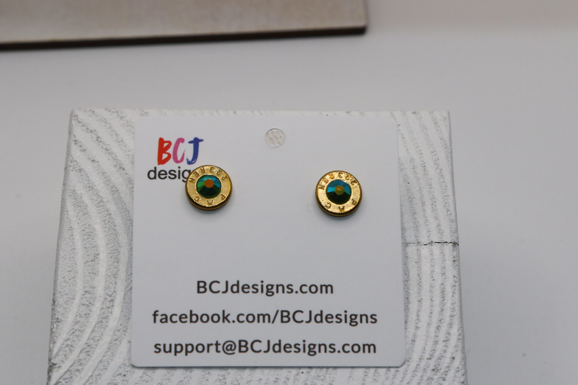 .223 Rem Bullet Slice Earrings - Image 2