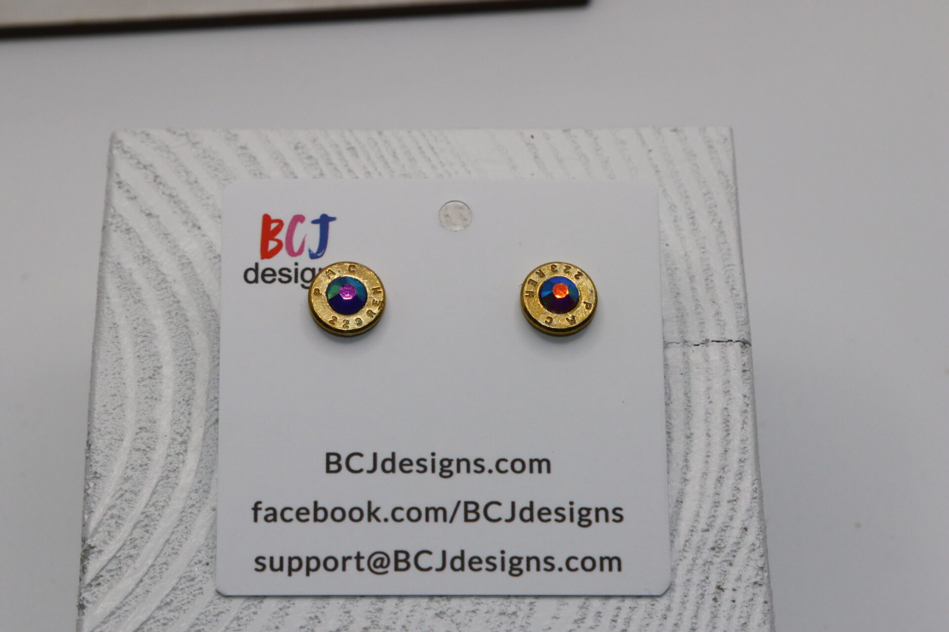 .223 Rem Bullet Slice Earrings - Image 3