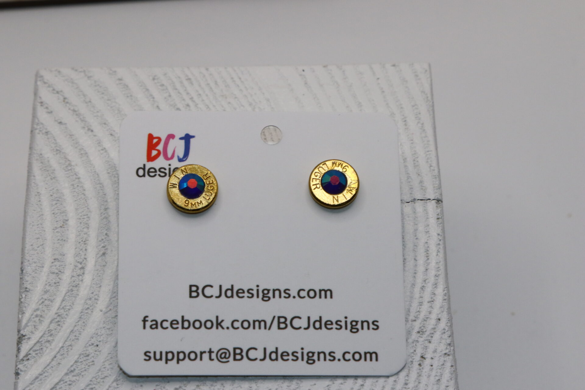 9mm Bullet Slice Earrings - Image 7