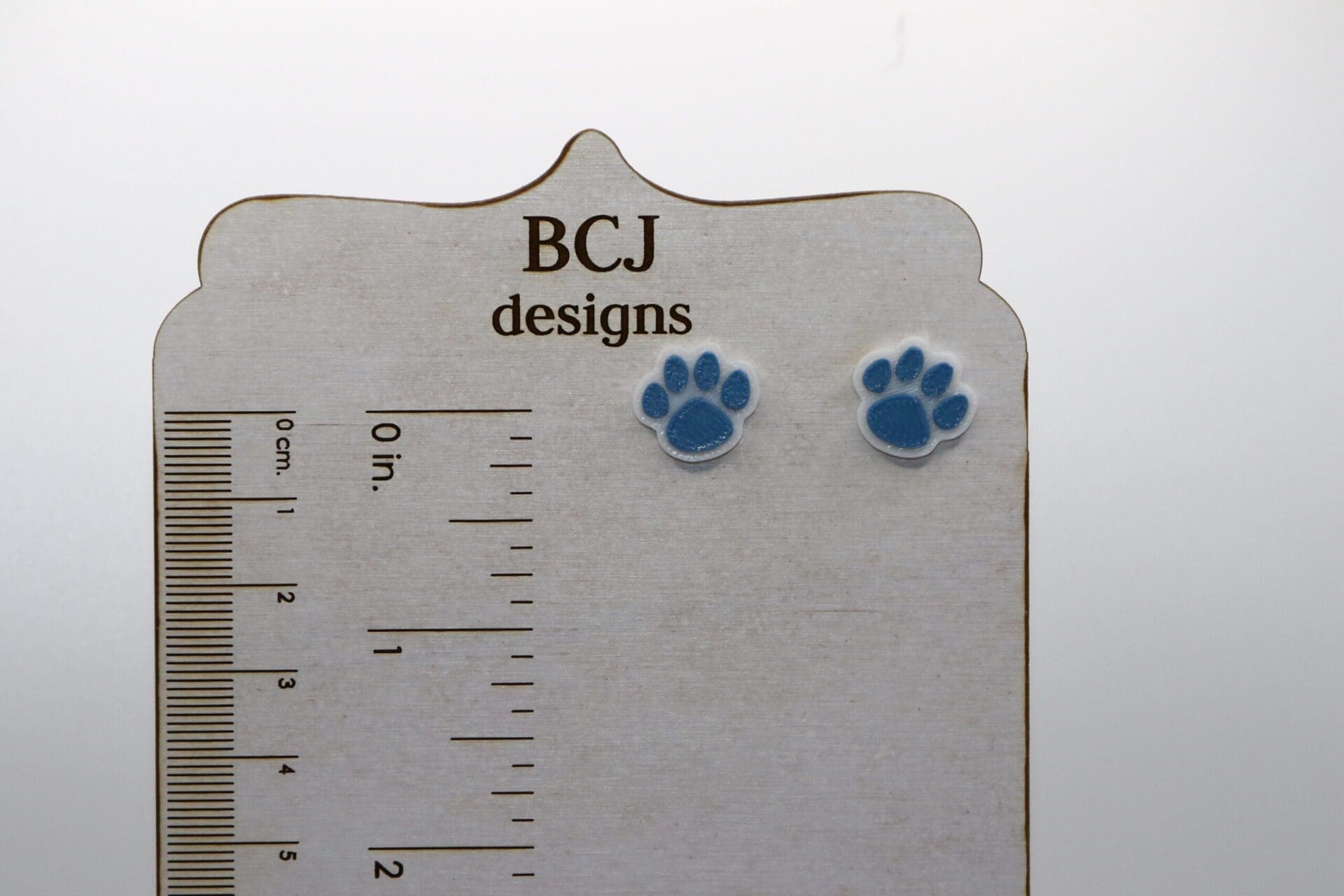 Paw Print Stud Earrings – Cute Animal Jewelry for Everyday & Casual Outfits - Image 2