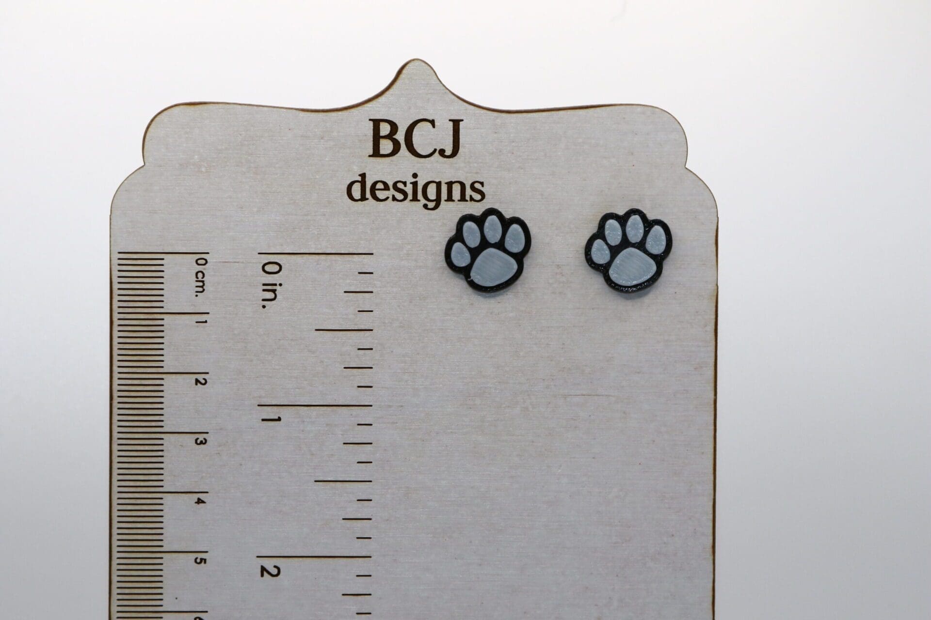 Paw Print Stud Earrings – Cute Animal Jewelry for Everyday & Casual Outfits - Image 4
