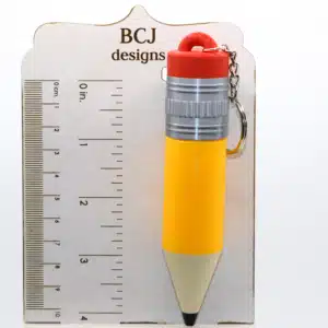 Pencil Chapstick Holder Keychain – Cute School Accessory