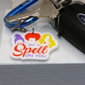 “I Put a Spell on You” keychain inspired by Hocus Pocus