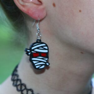 Zombie Mummy Earrings