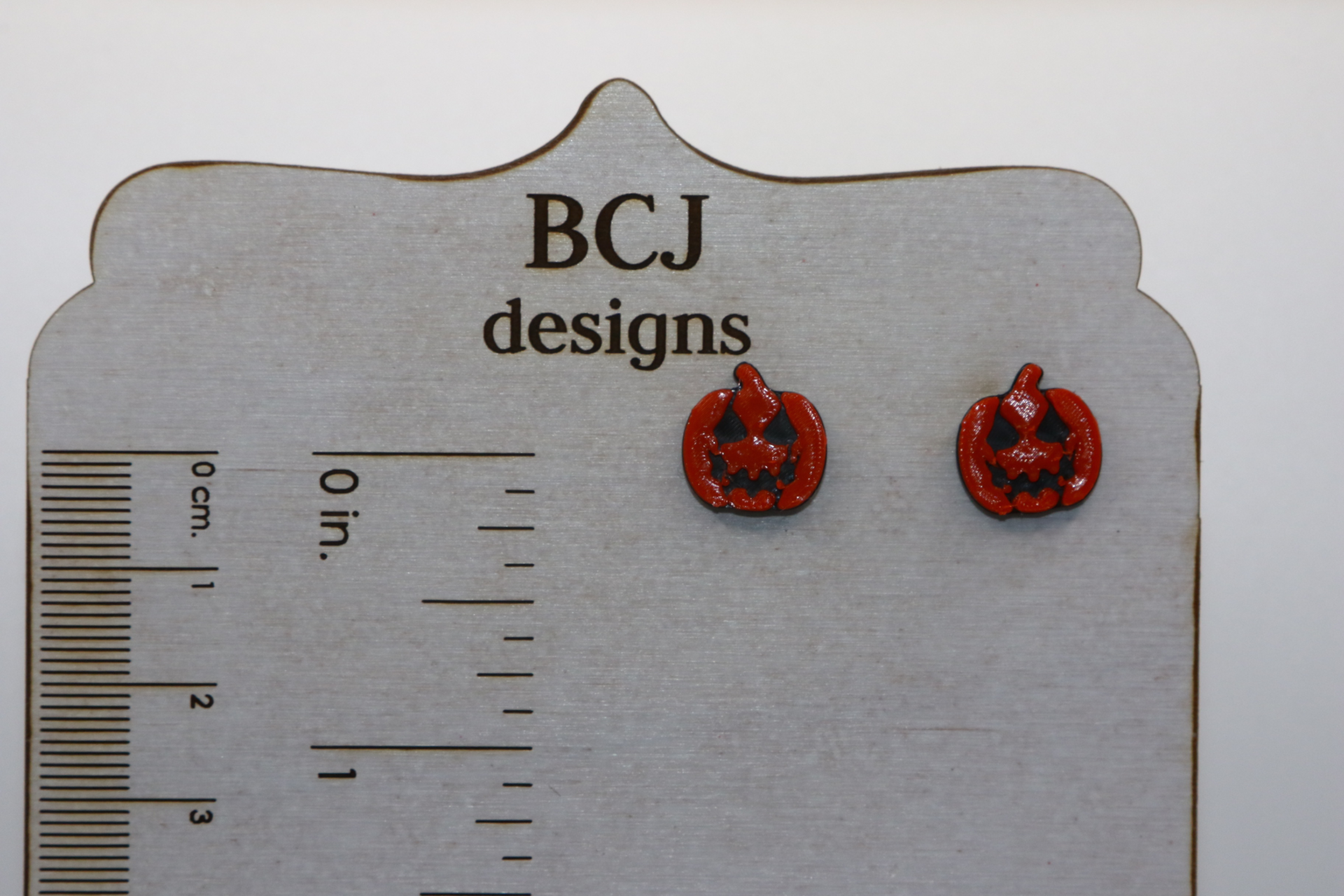 Pumpkin Stud Earrings - Image 2