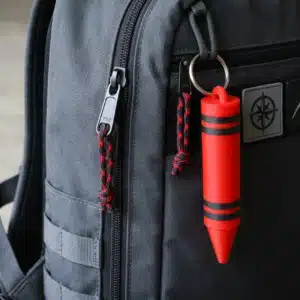 Crayon Chapstick Holder Keychain – Playful School Accessory