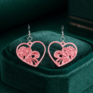 Heart Splash Earrings – Bold Valentine Statement Jewelry 2