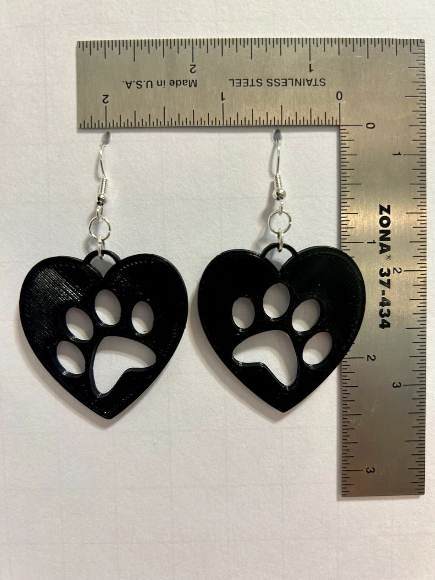 Heart Paw Earrings – Cute Animal Jewelry for Pet Lovers & Everyday Wear - Image 2