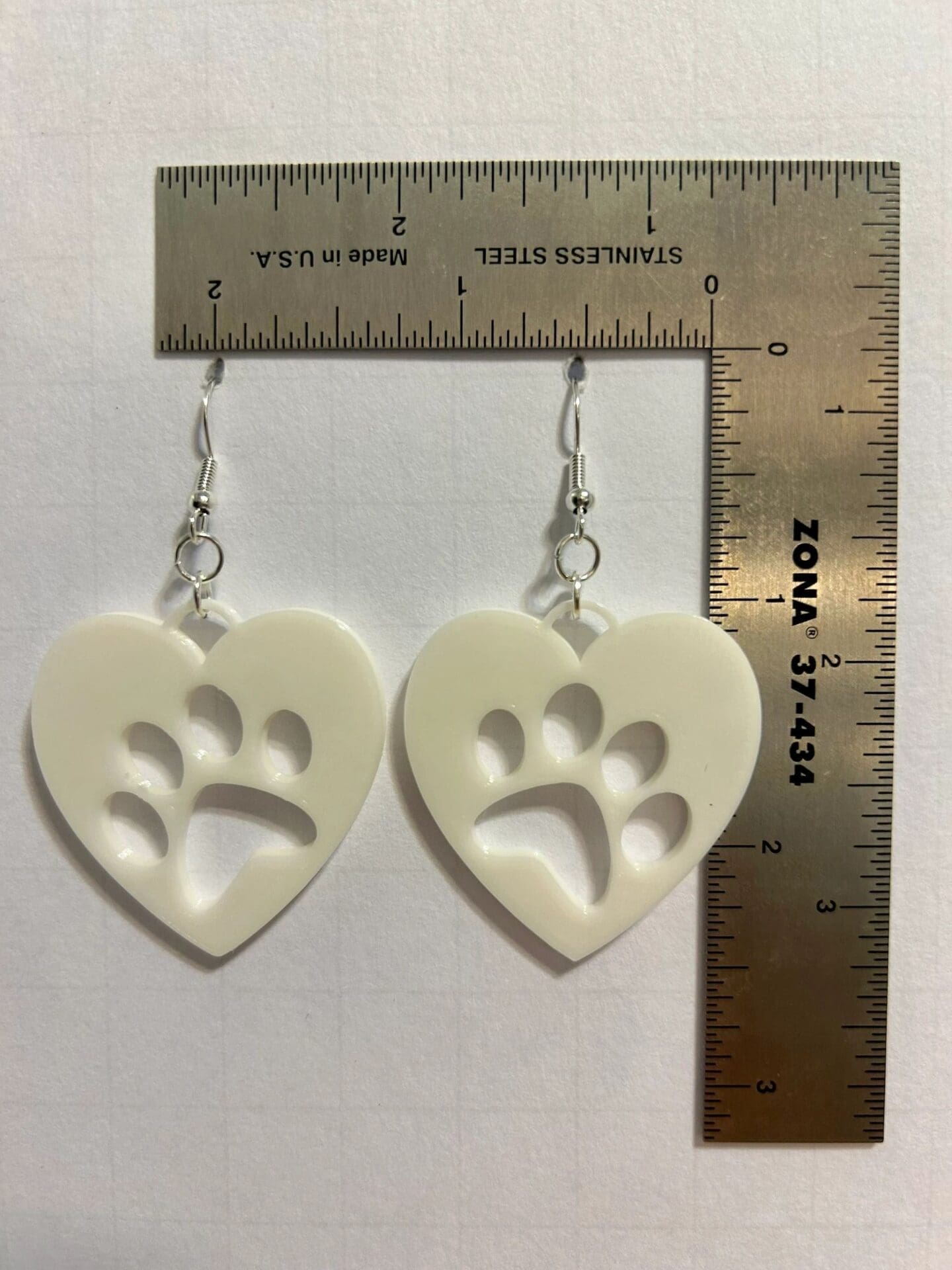 Heart Paw Earrings – Cute Animal Jewelry for Pet Lovers & Everyday Wear - Image 3
