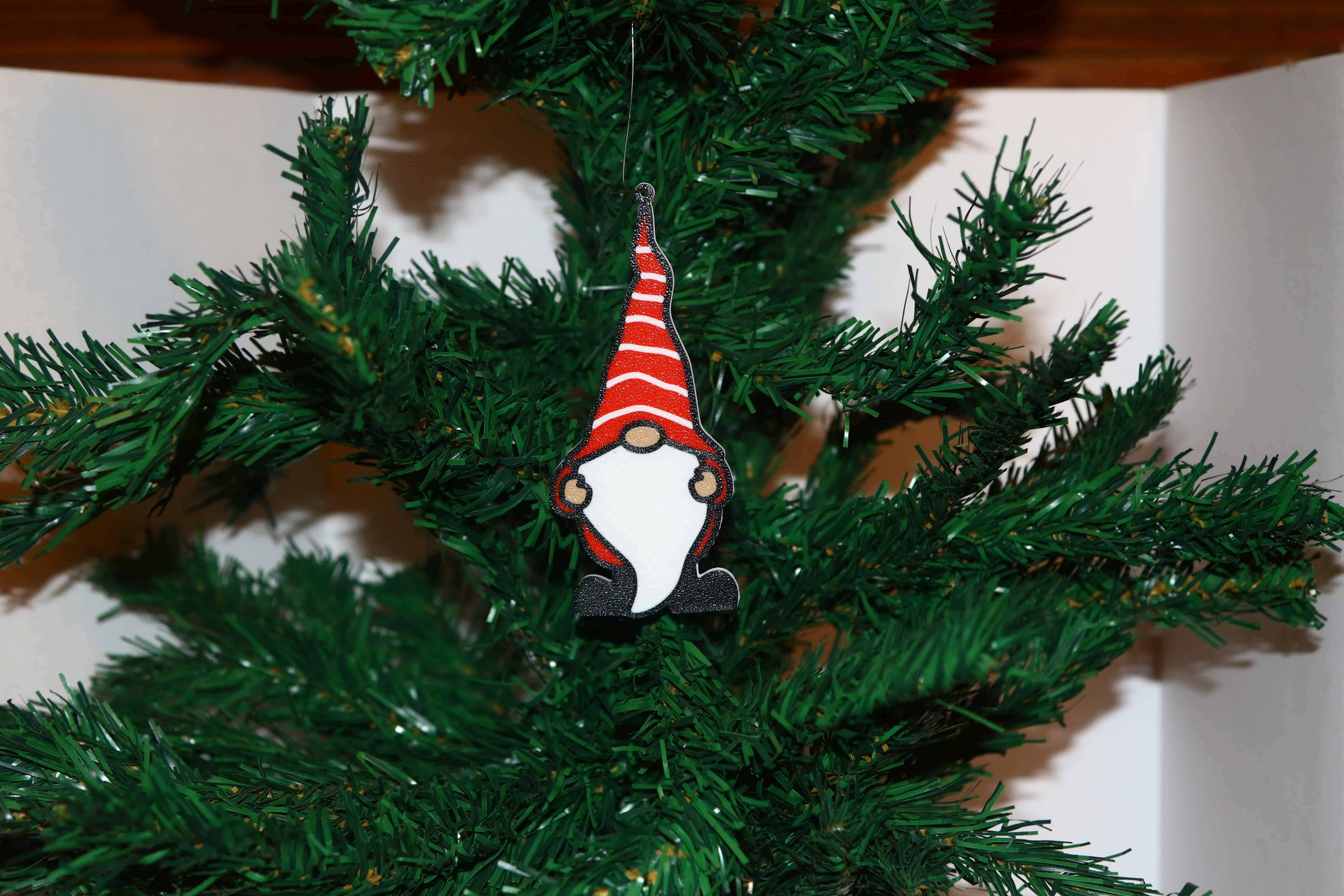 Santa Gnome Christmas Ornament – Three Hat Designs - Image 7