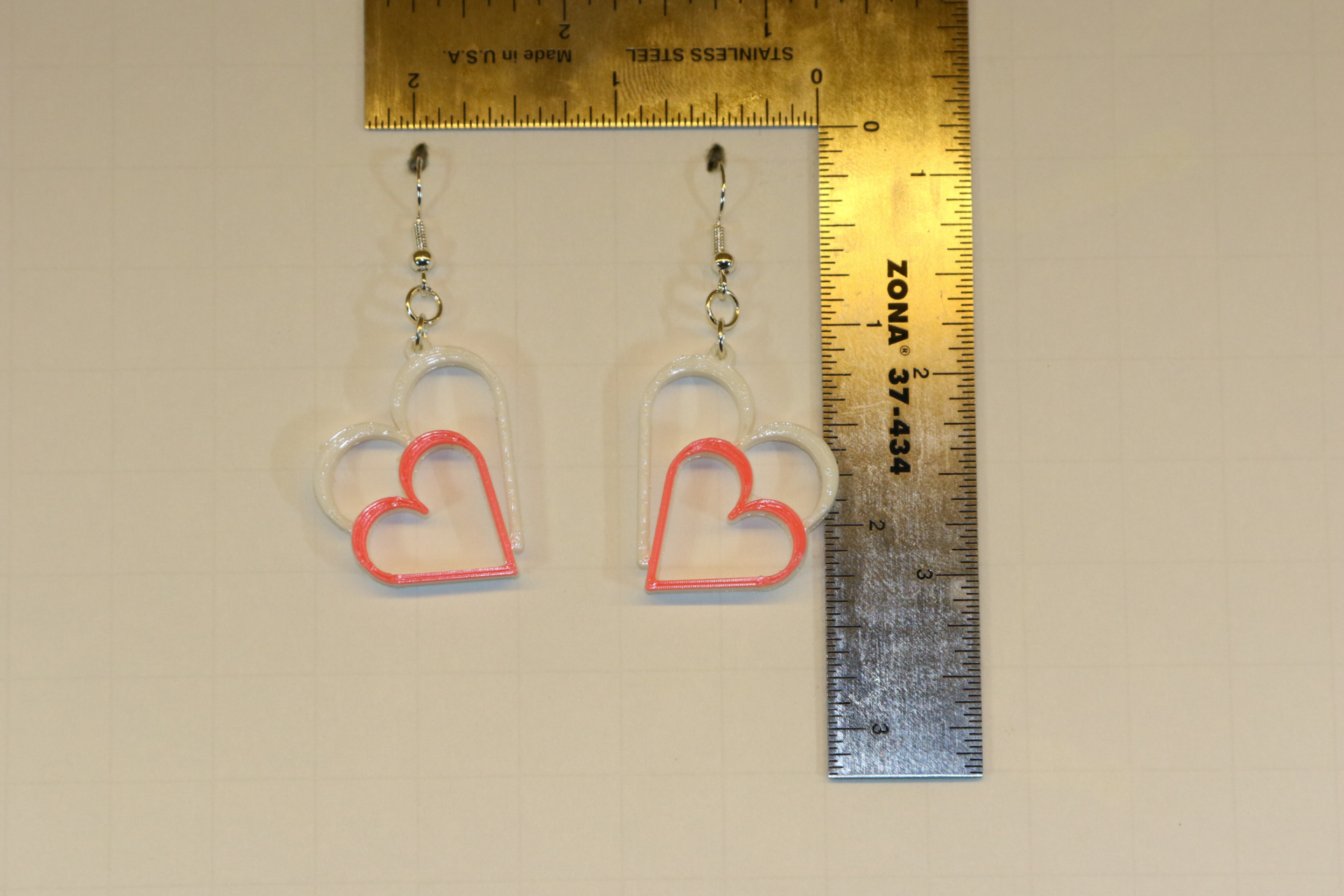 Dual Heart Earrings