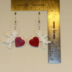 Cupid Heart Earrings