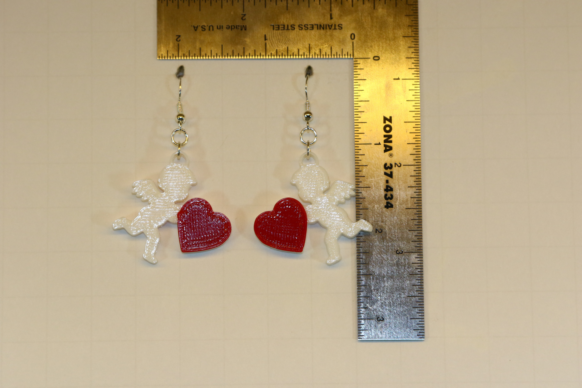 Cupid Heart Earrings