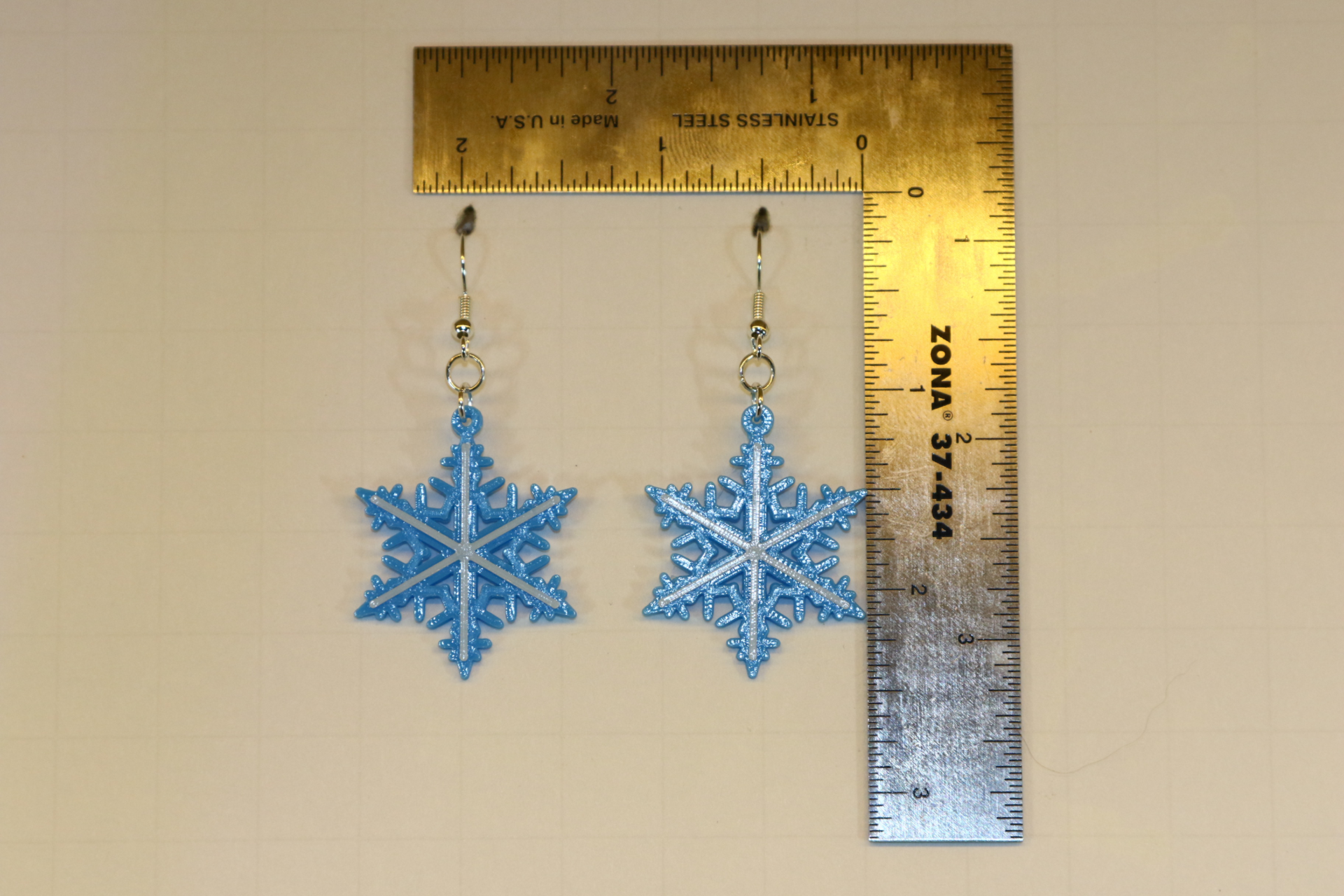 Snowflake Earrings – Elegant Winter Jewelry - Image 7