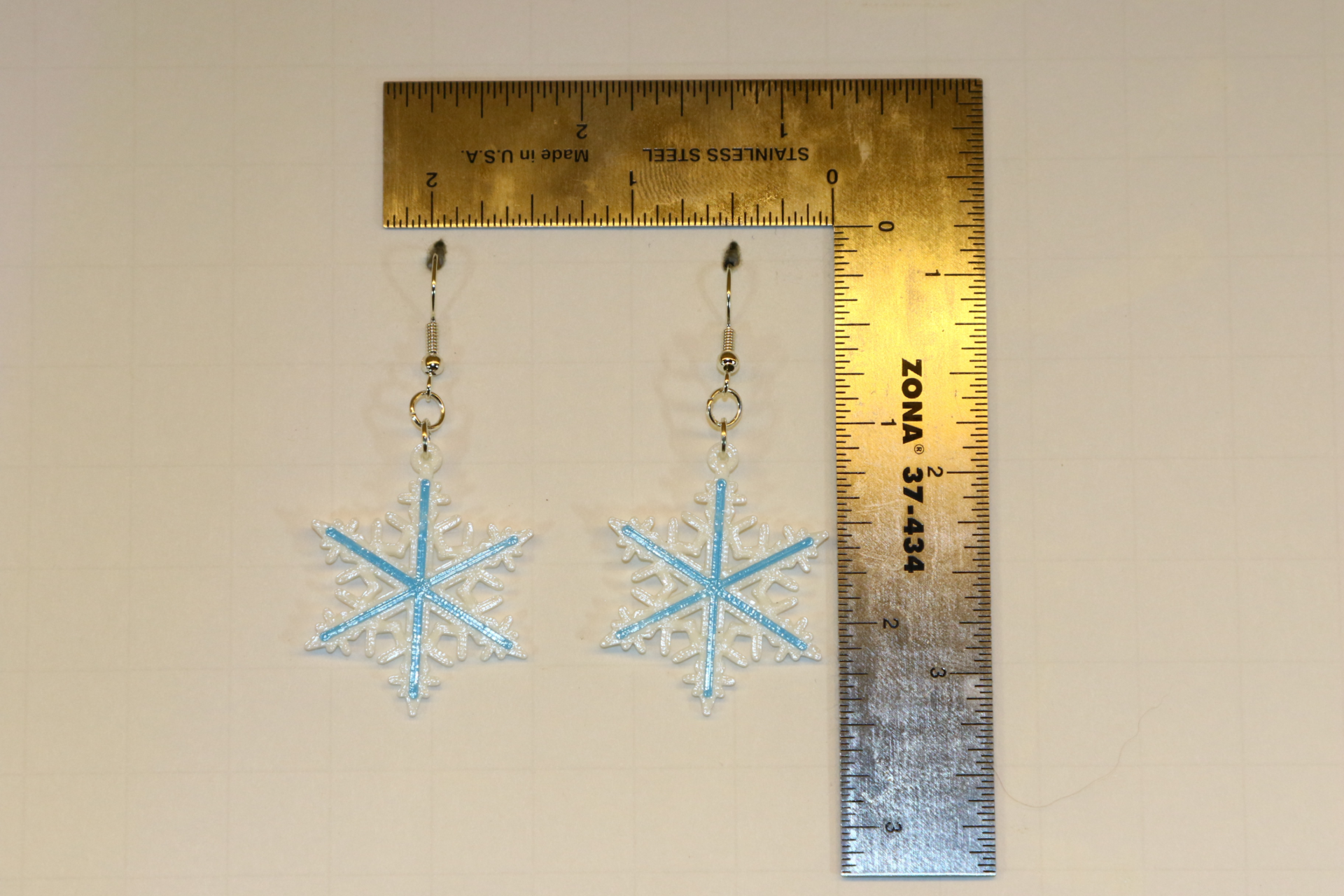 Snowflake Earrings – Elegant Winter Jewelry - Image 8