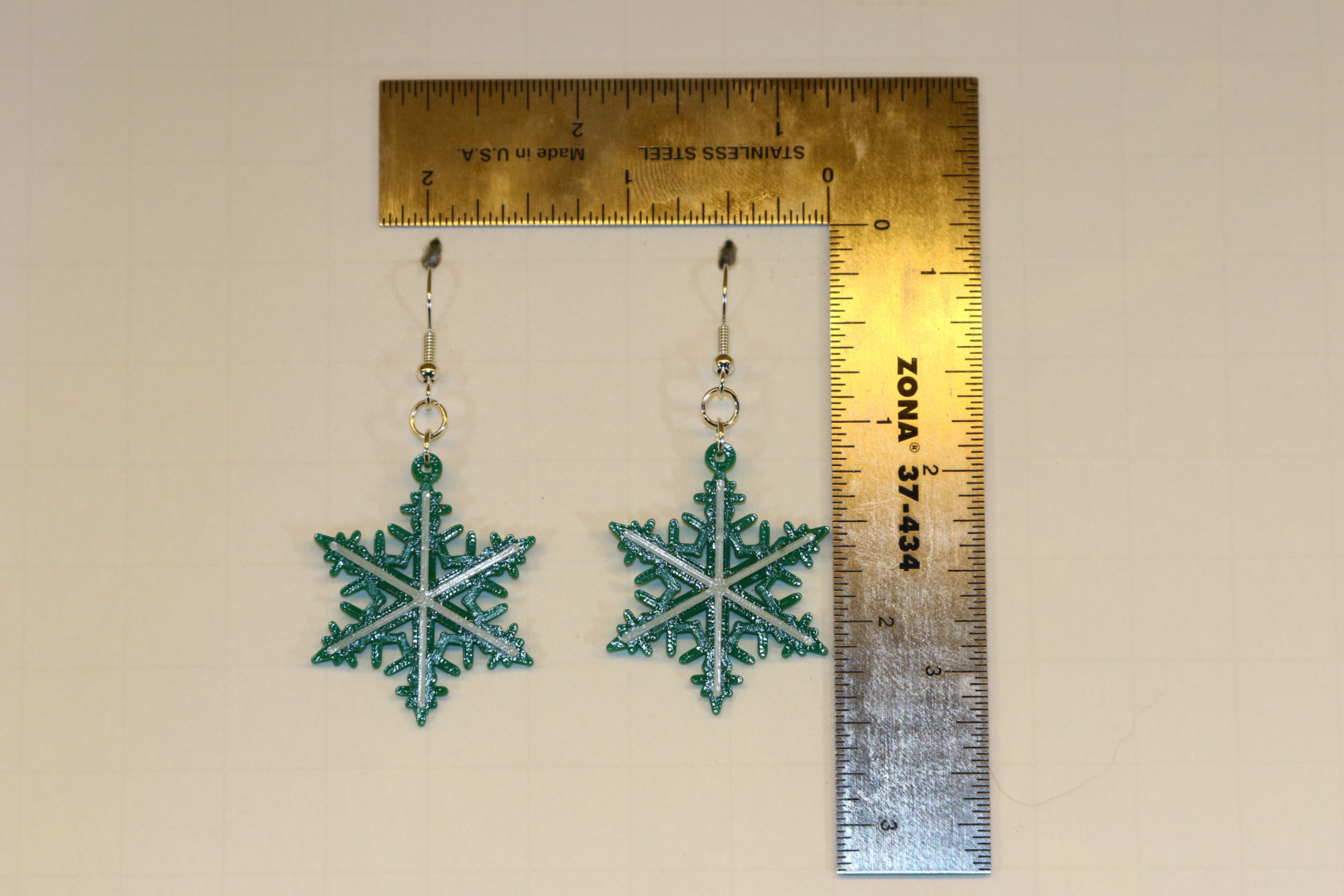 Snowflake Earrings – Elegant Winter Jewelry - Image 6