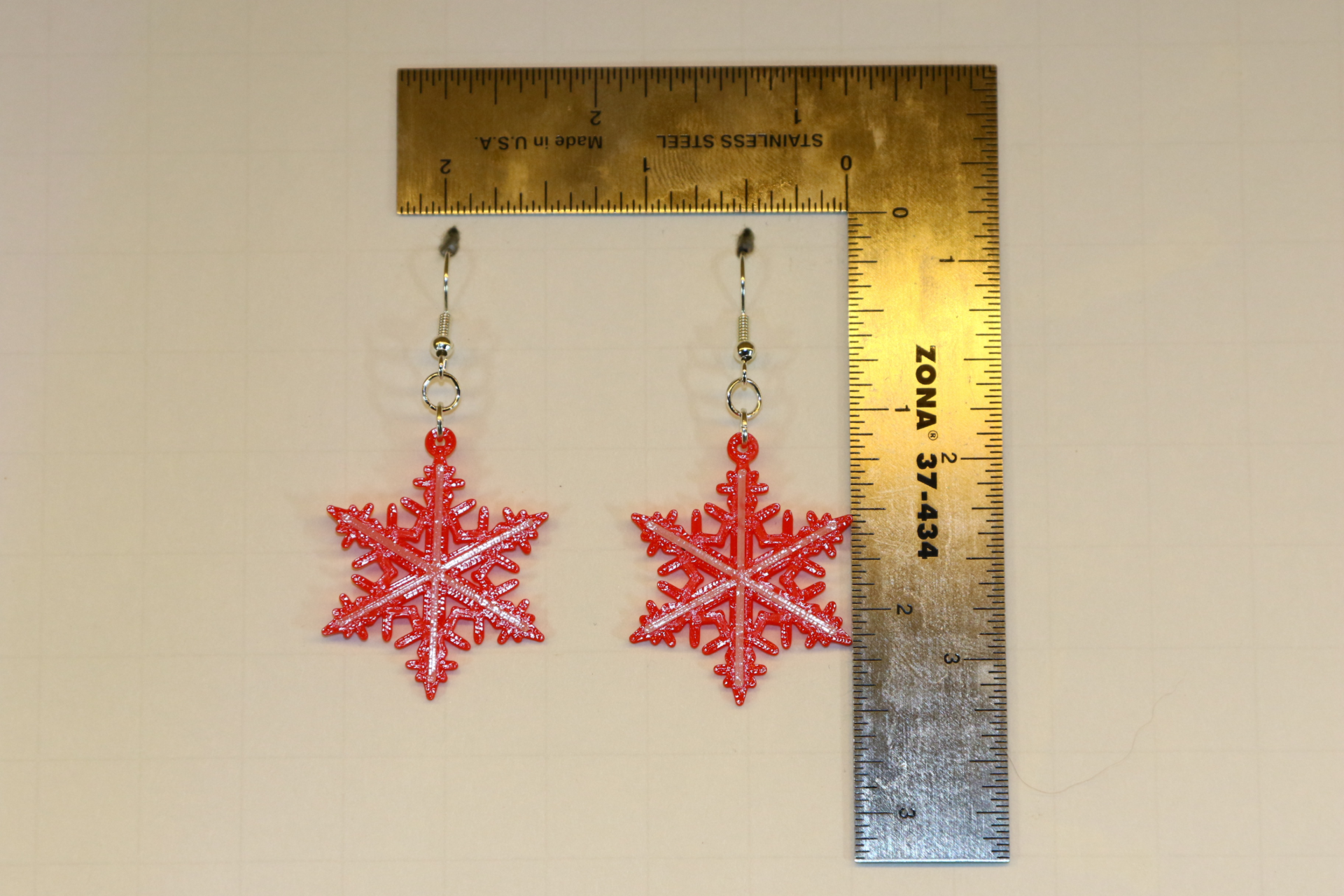 Snowflake Earrings – Elegant Winter Jewelry - Image 5