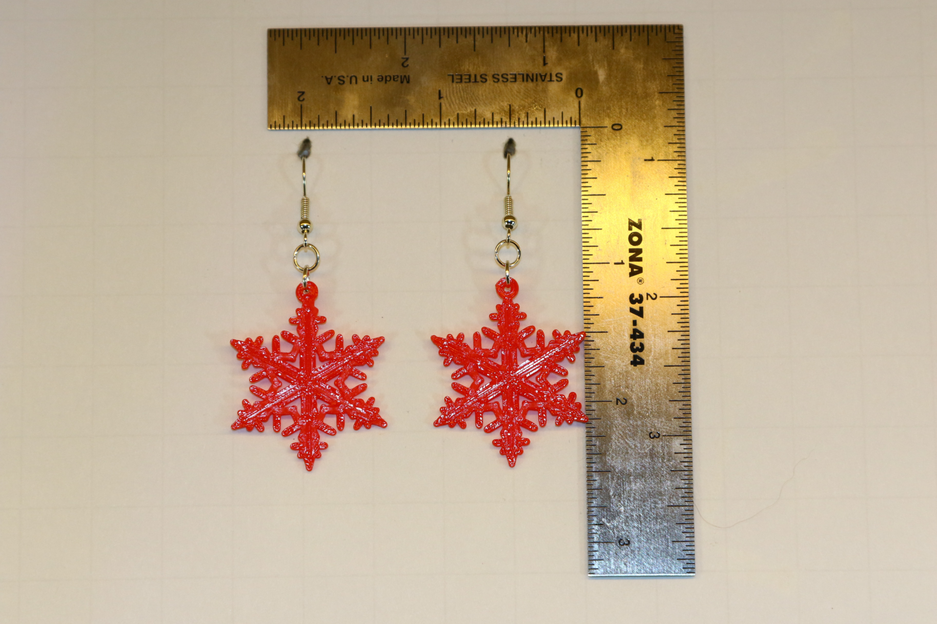 Snowflake Earrings – Elegant Winter Jewelry - Image 3