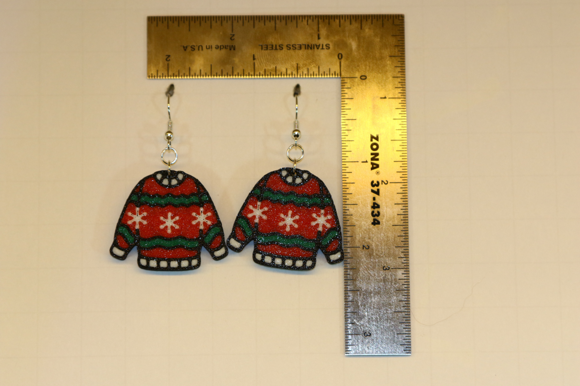 Ugly Sweater Earrings – Fun Christmas Jewelry for Holiday Parties - Image 2