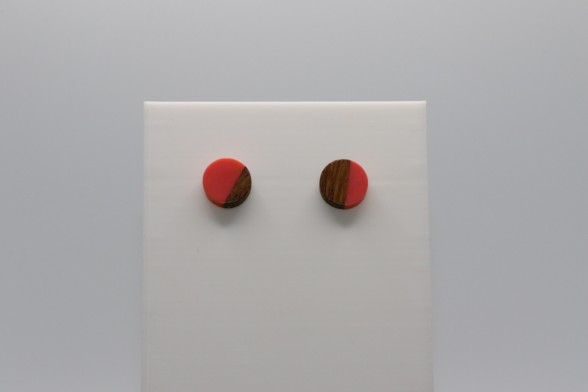 Resin and Walnut Earrings - Image 4