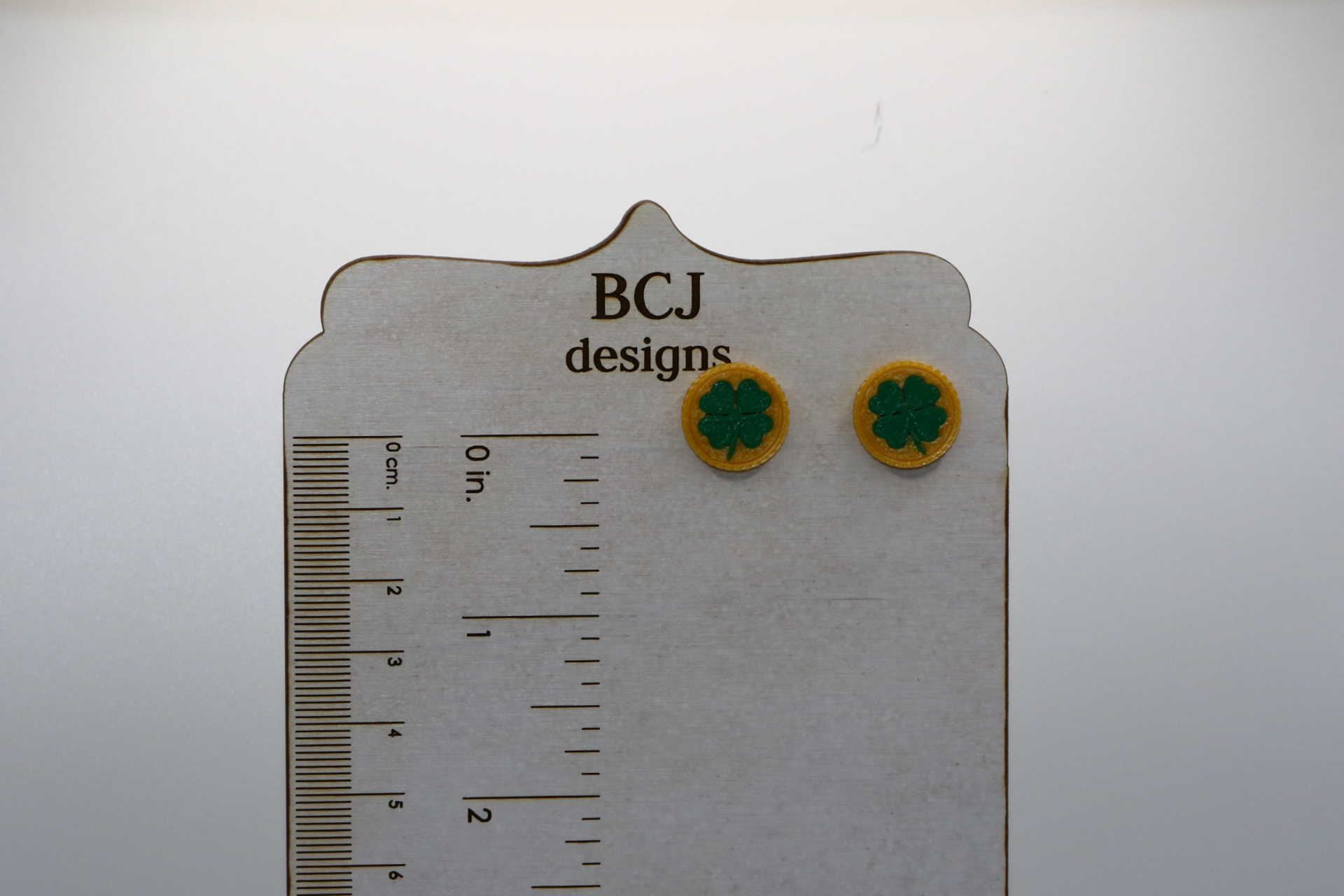 Clover Medallion Stud - Image 2
