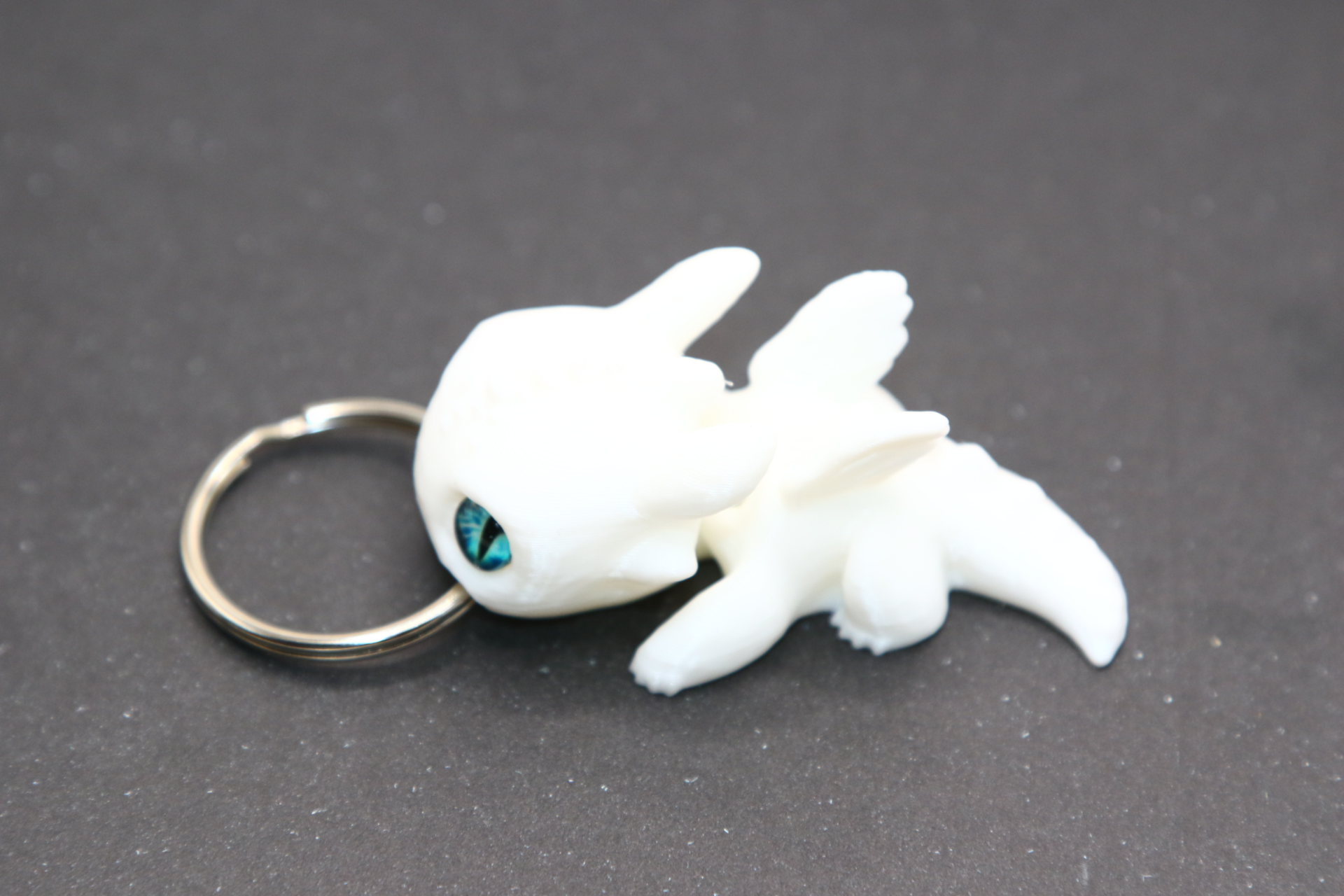 White Fury Keychain - Image 4