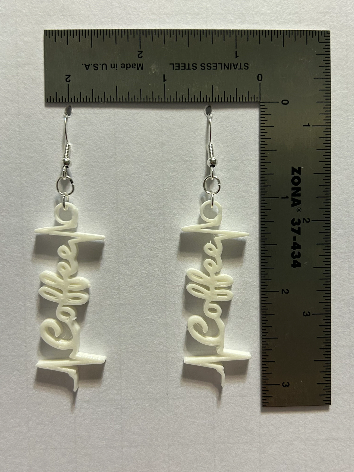 Coffee Heartbeat Earrings - Image 3