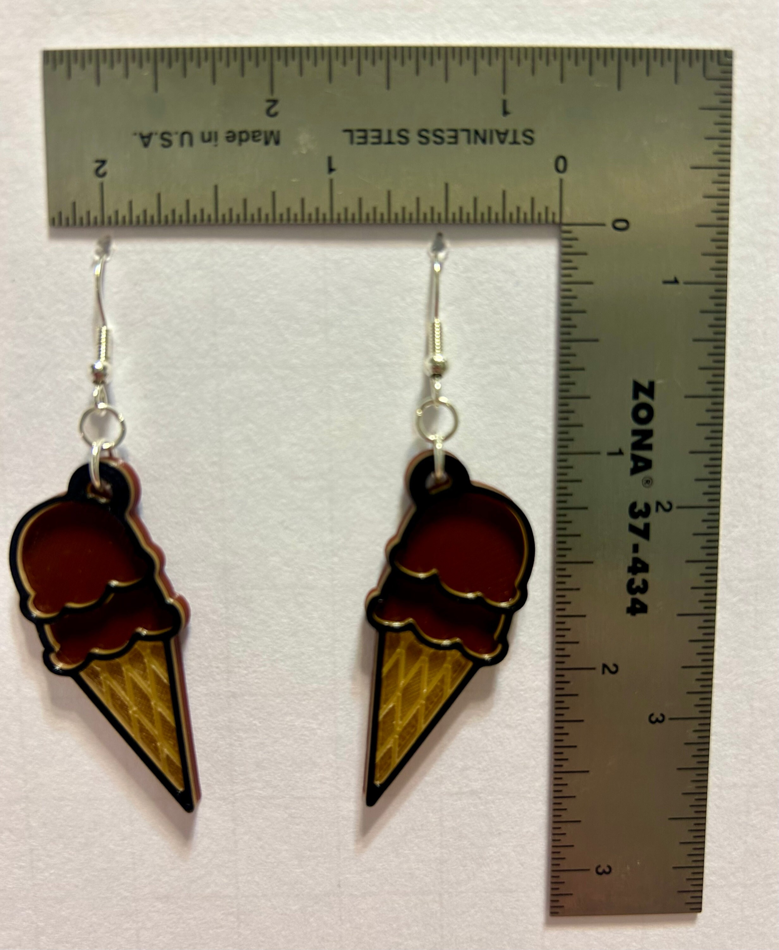 Ice Cream Cone Earrings - Image 3
