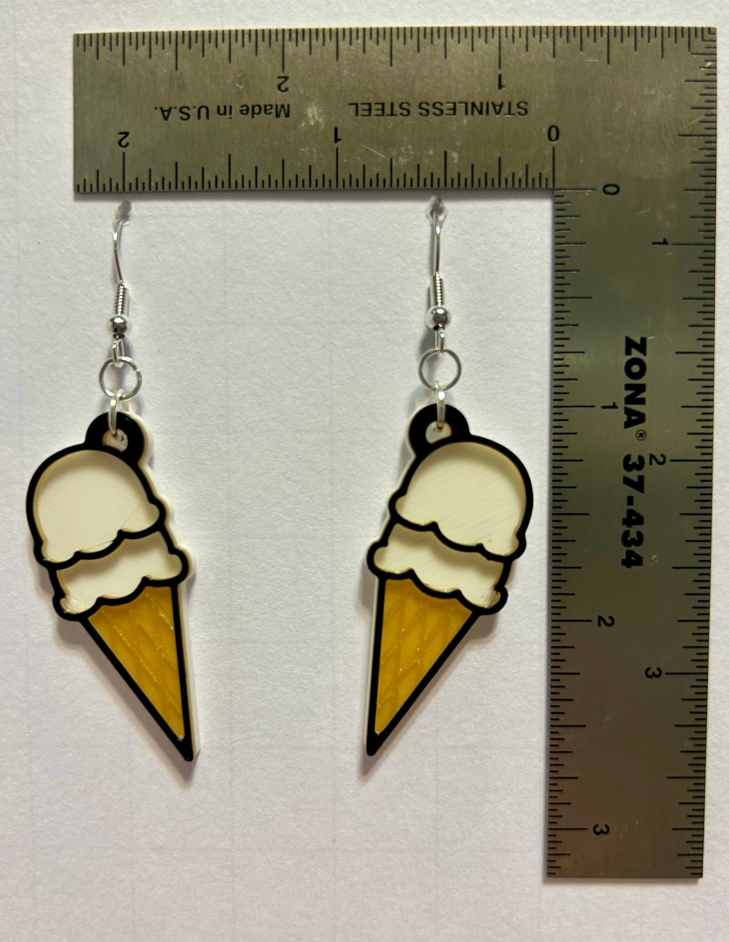 Ice Cream Cone Earrings - Image 2