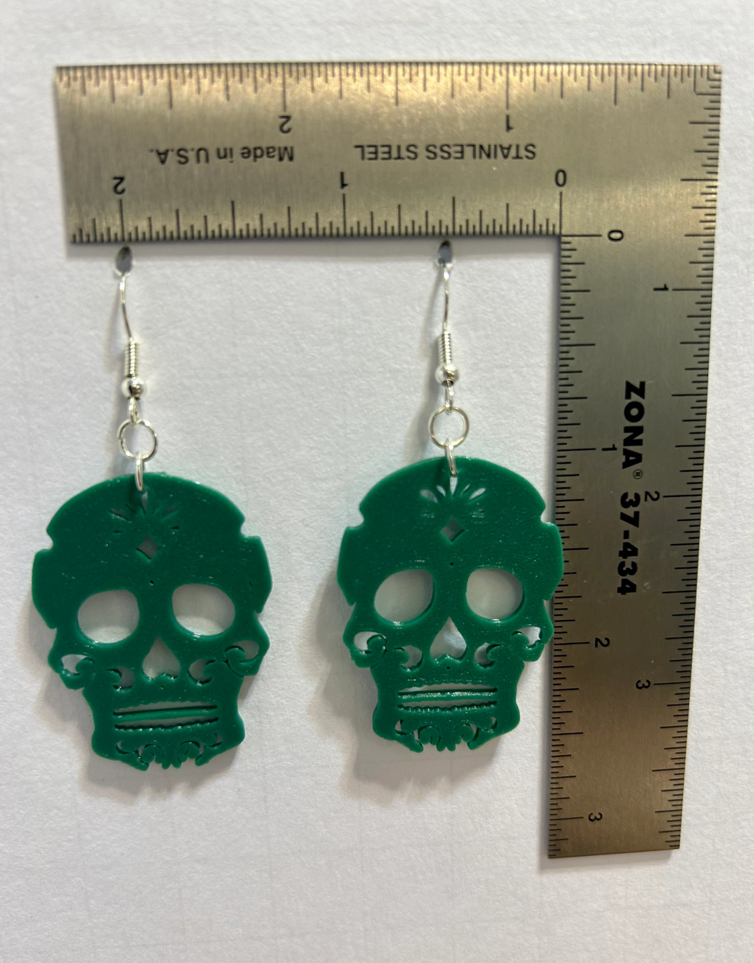 Sugar Skull Earrings – Cinco de Mayo Festival Jewelry - Image 3