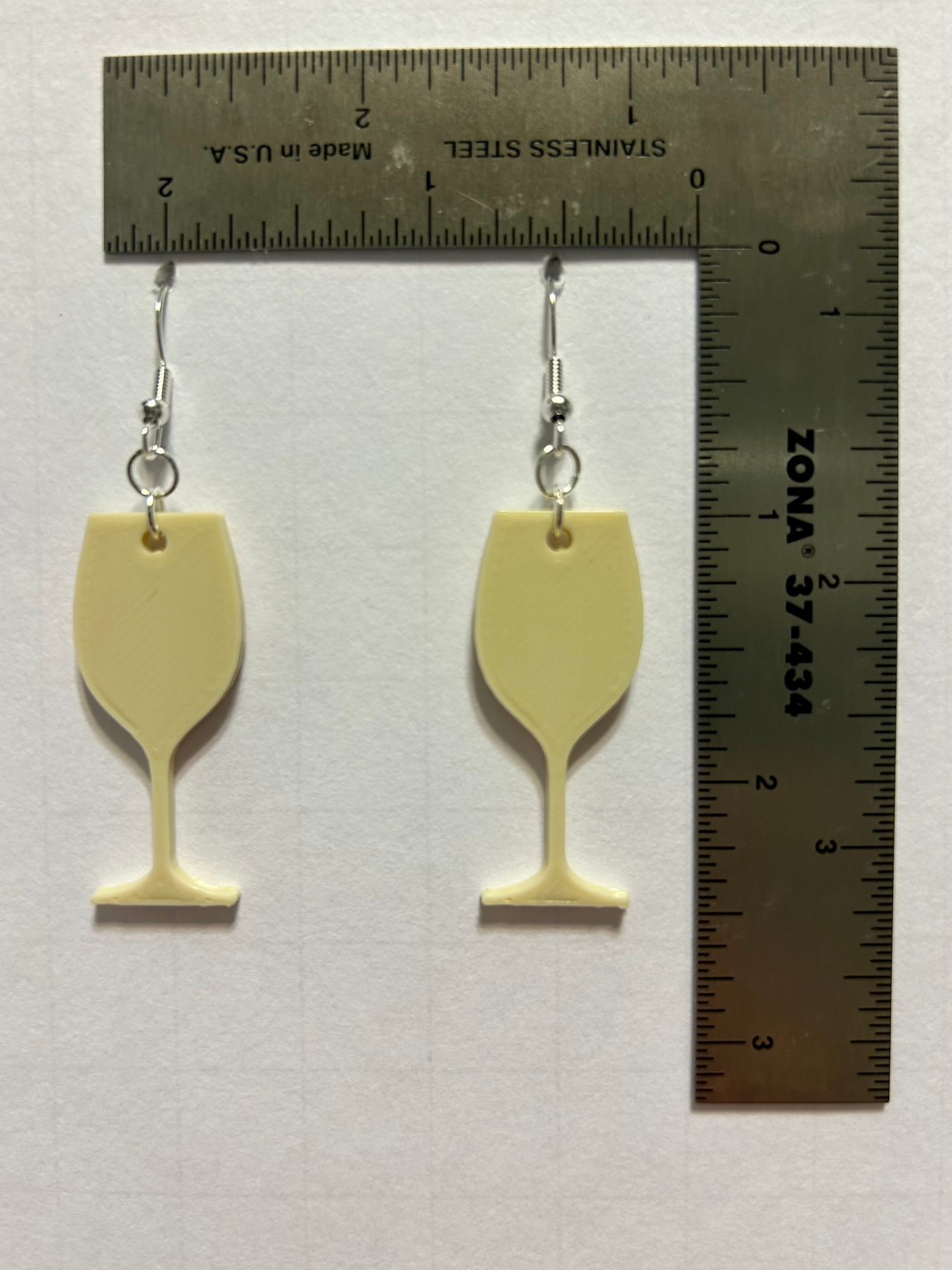 Wine Glass Earrings - Image 2