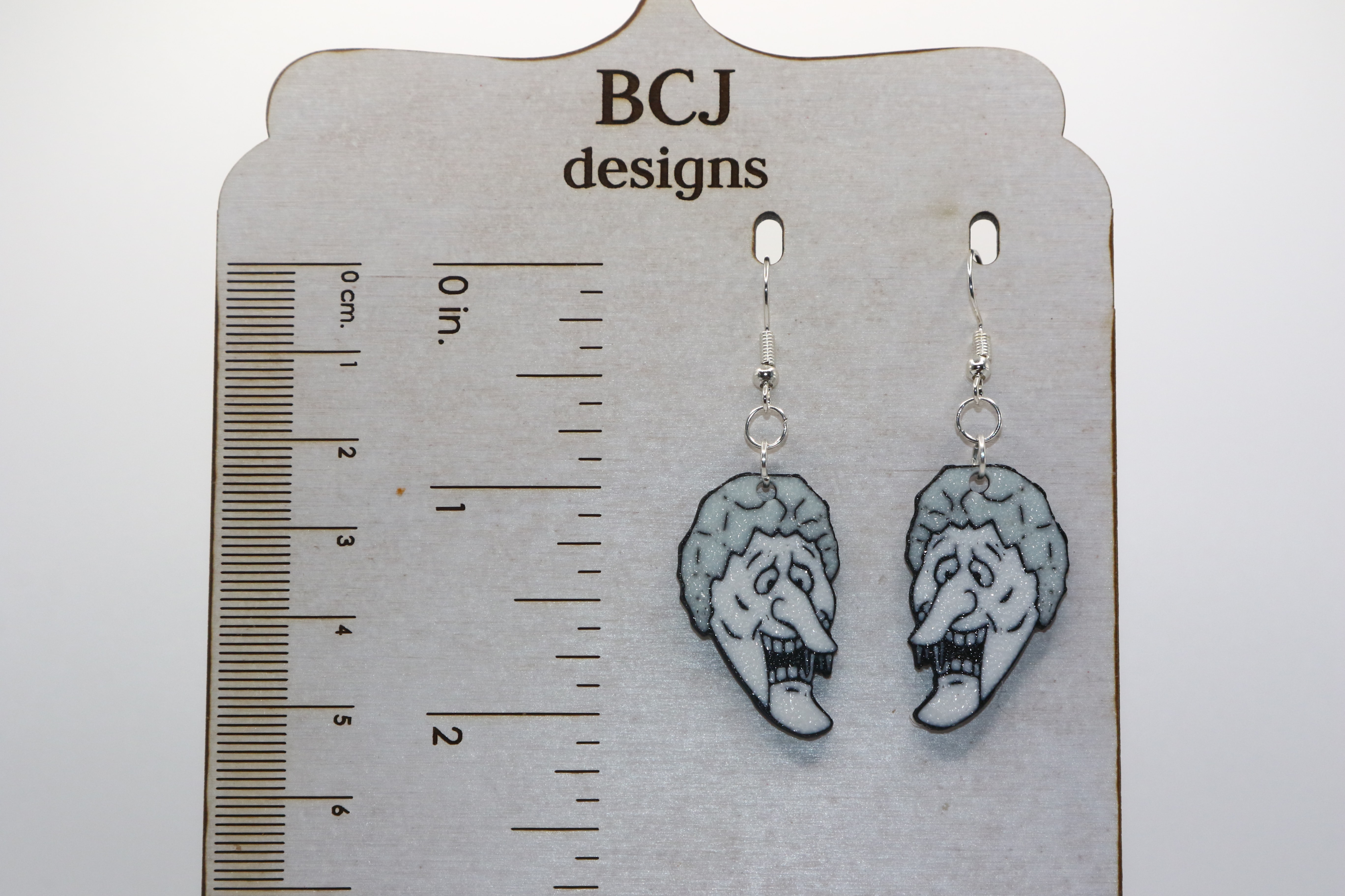 snow miser earrings inspired by The Year Without a Santa Claus