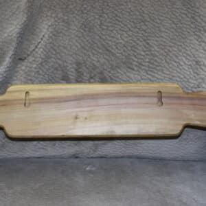 Rustic rolling pin-shaped wall sign reading “Happiness is Homemade,” approximately 19x4 inches, farmhouse kitchen decor.