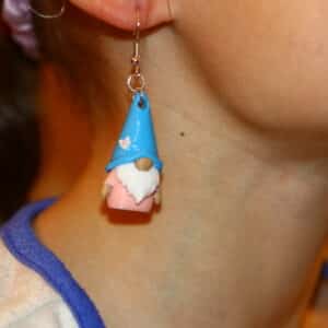 Easter/Easter/Spring Gnome Earrings featuring colorful tiny gnomes with pastel hats, perfect for spring and Easter celebration Spring Gnome Earrings featuring colorful tiny gnomes with pastel hats, perfect for spring and Easter celebrations