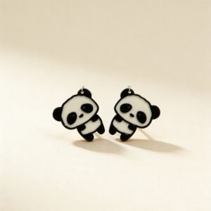 Panda Earrings – Adorable Animal Jewelry for Casual & Gift Ideas